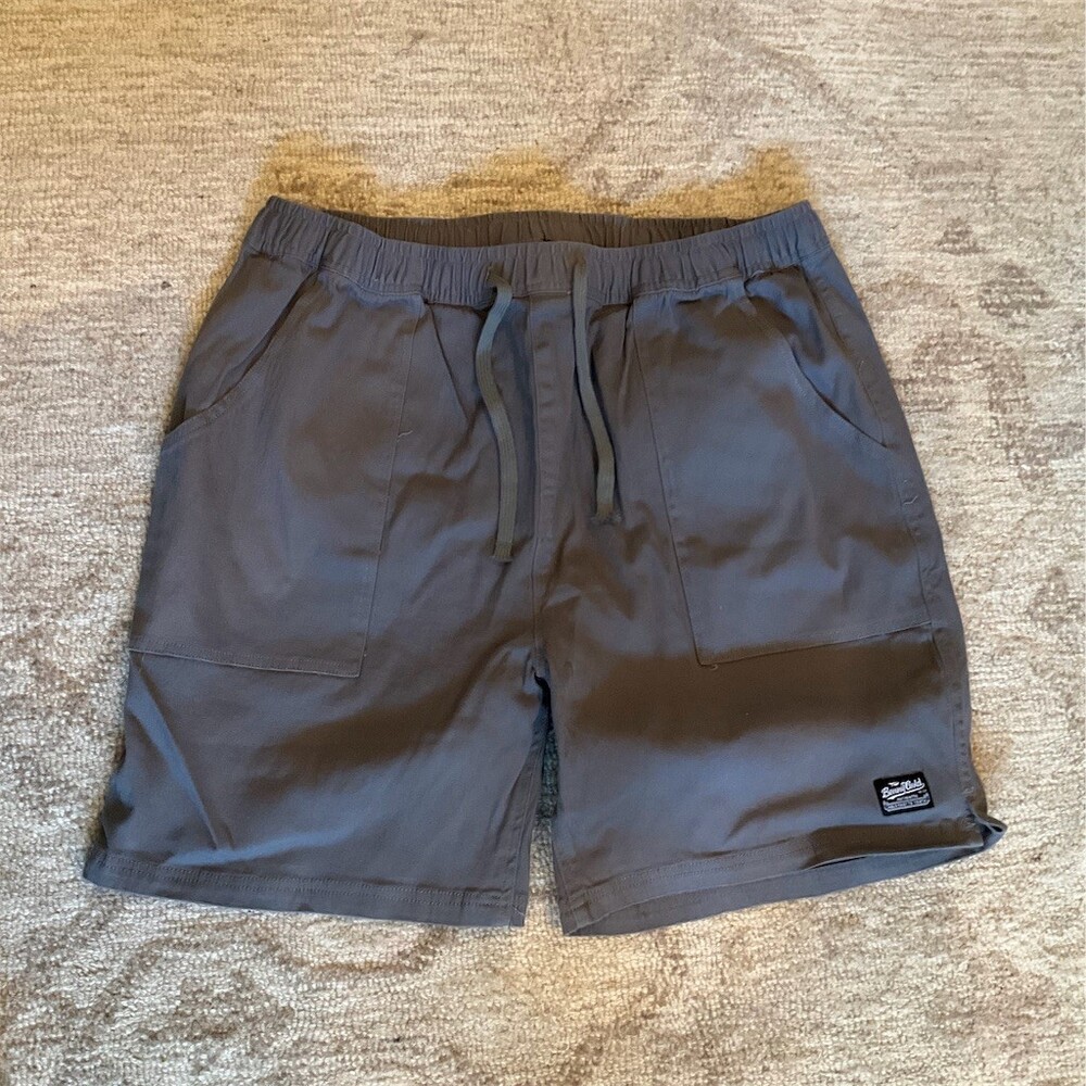 Benny Gold San Francisco Men's Shorts Gray Drawstring Elastic Waist Size L